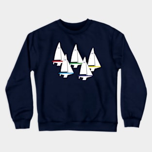 US 2.4 Meter Racing Sailboats Racing Crewneck Sweatshirt